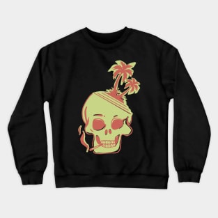 Tropical Skull Crewneck Sweatshirt